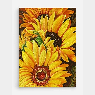 세송이 해바라기 그림 액자