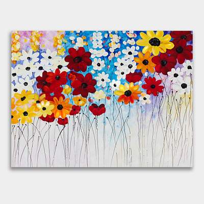 유화 꽃그림 (80X60CM)